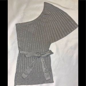 Charlotte Russe Woman Silver Small Elegant Shirt